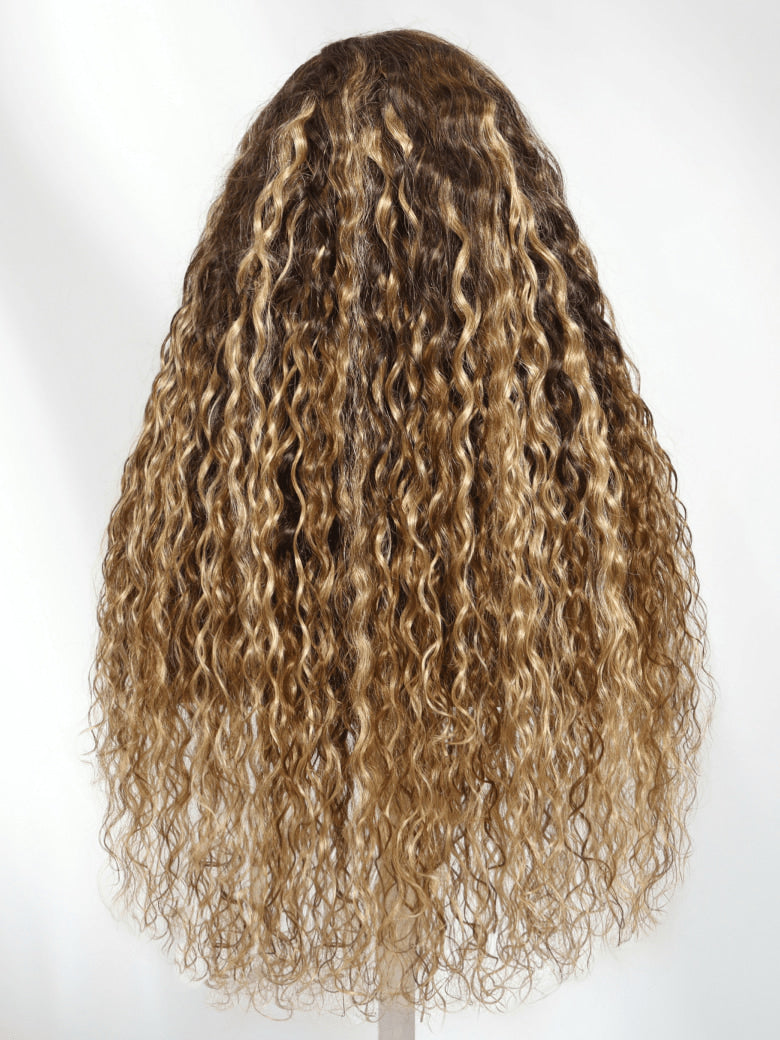 Lorana Wave™ — Ready-to-Wear Soft Water Wave Honey Blonde Highlight