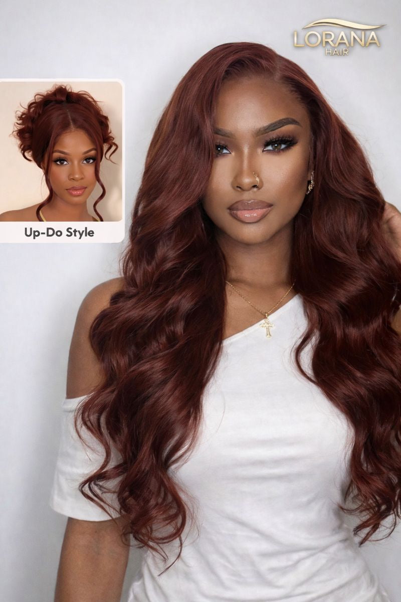Lorana Waves™ — Ready-to-Wear Warm Auburn Body Wave