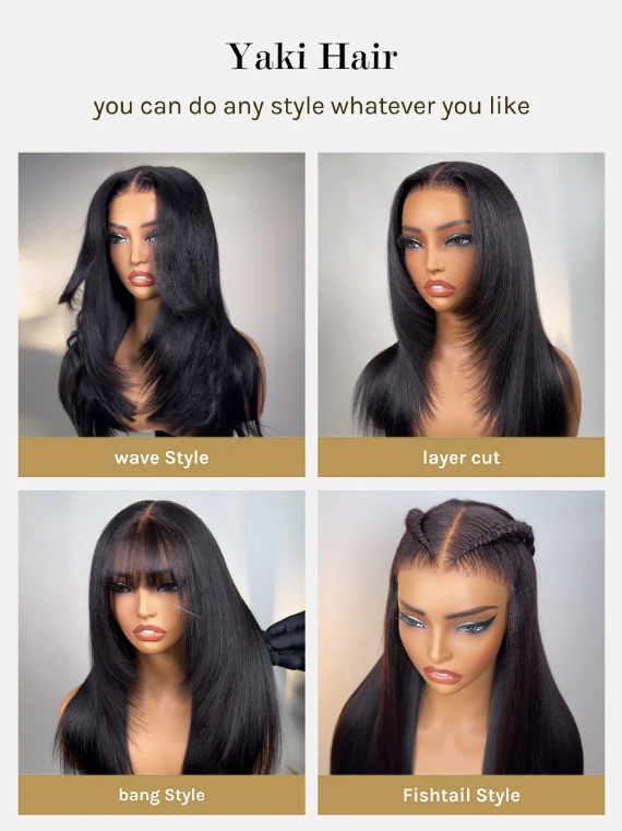 Lorana Straight ™ Ready-to-Wear Yaki Straight Natural Black