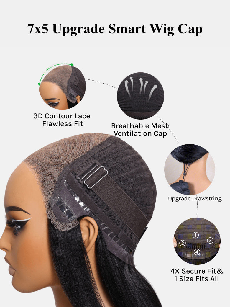 Lorana Wave™ — Ready-to-Wear Soft Water Wave Golden Brown Highlight